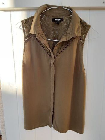 Chemise sans manche kaki