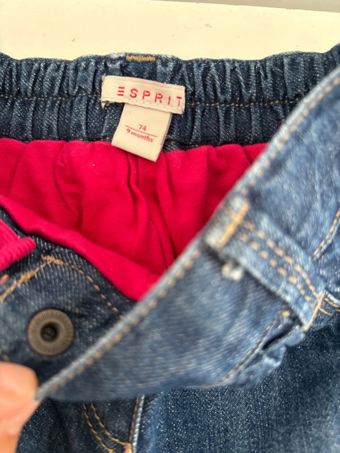 Jean bébé Esprit - Taille 9 mois (74 cm) - Très bon état - photo numéro 3