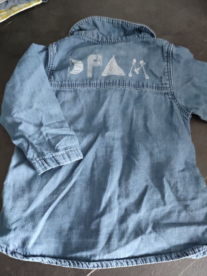 Chemises manches longues DPAM 6 mois - photo numéro 3