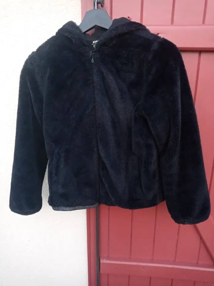 Veste épaisse toute douce noir - photo numéro 3