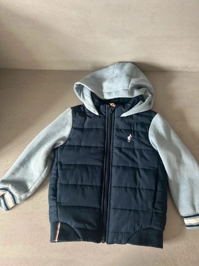 Veste bi matière enfant
