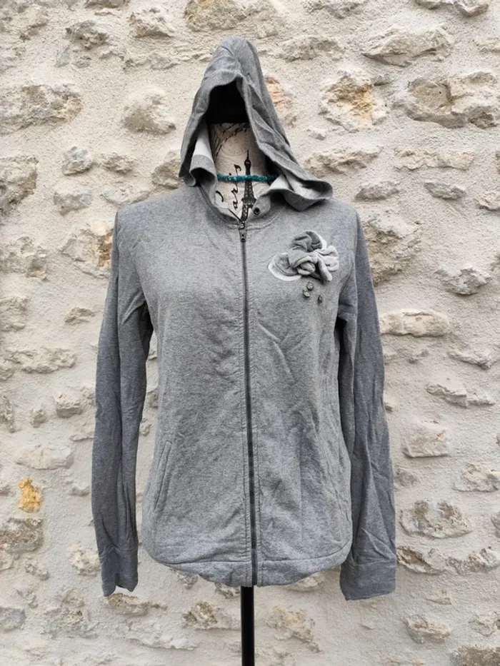 Jolie veste zippée cop copine modèle Linda taille M