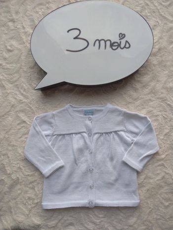 Gilet Fille 3 mois Kimbaloo La Halle