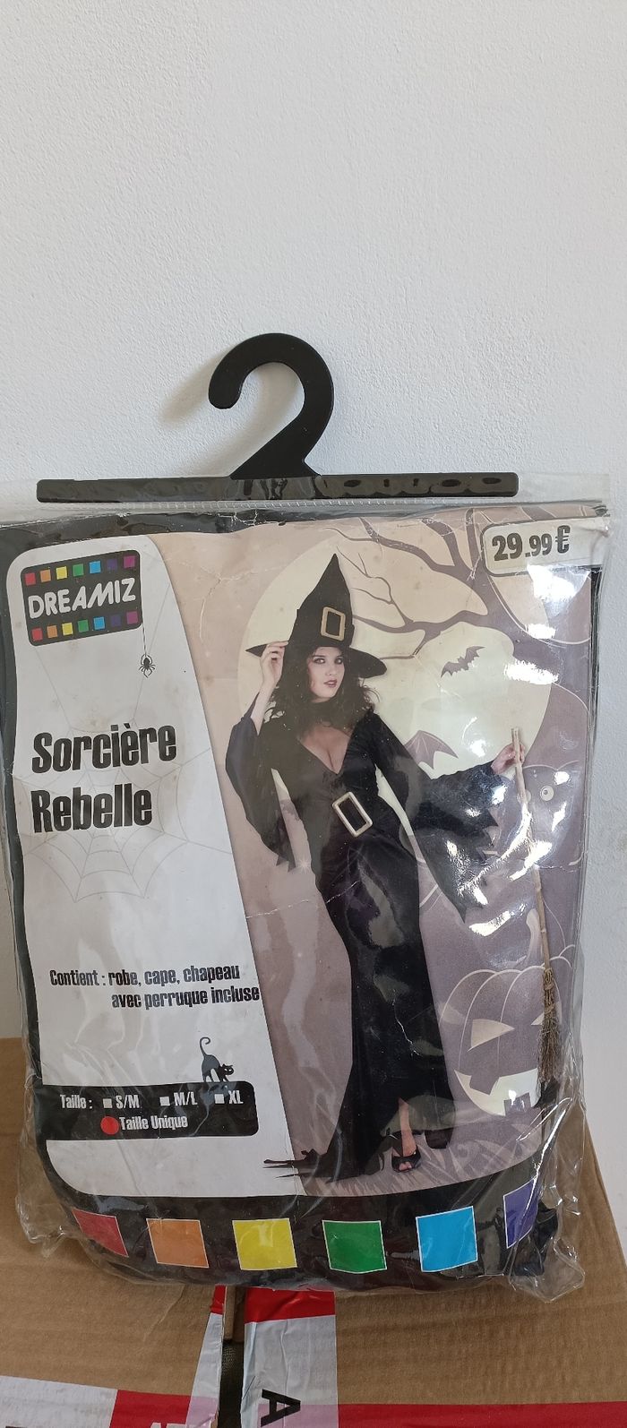 Déguisement sorcière rebelle Halloween