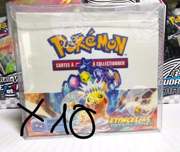 Lot de 10 protection souple pour display pokémon 