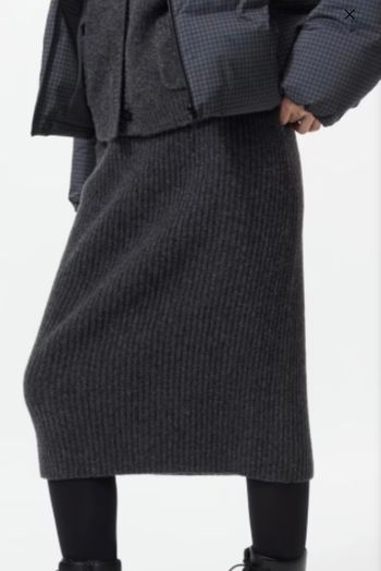 Jupe longue en maille
