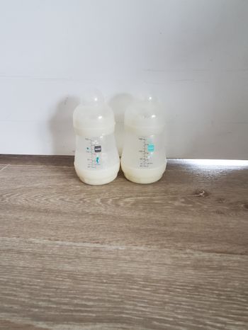 2 biberons 160ml Mam beige 