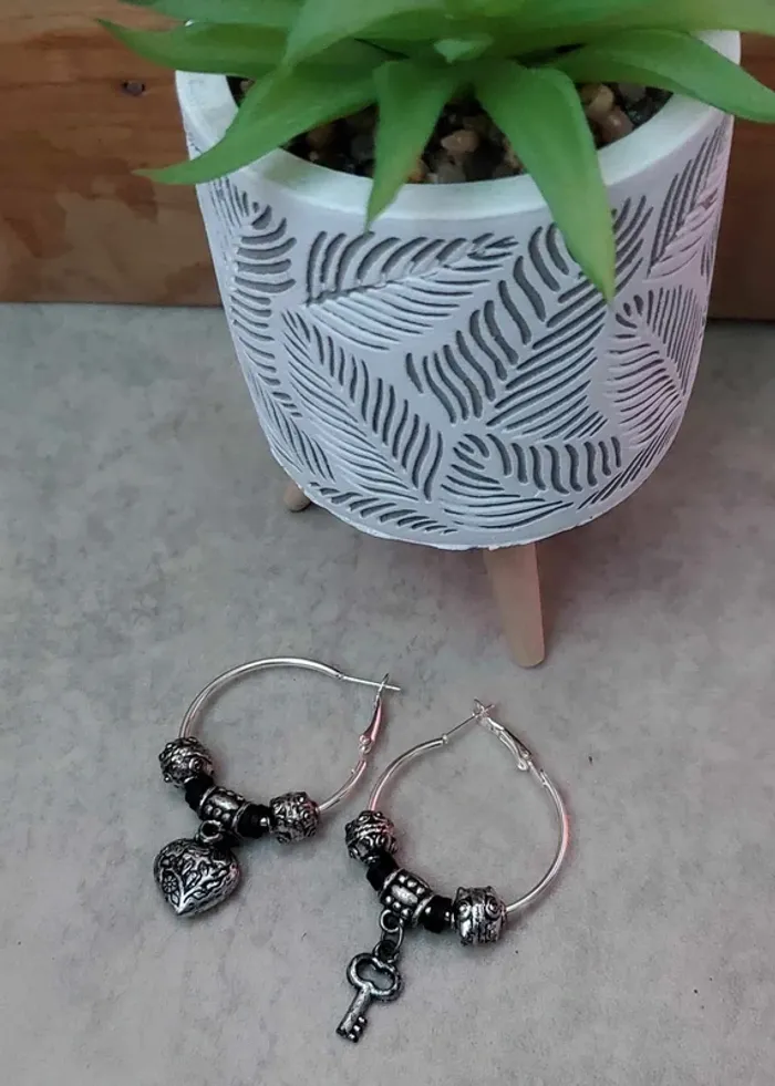 boucles d'oreilles fantaisies neuves - photo numéro 3