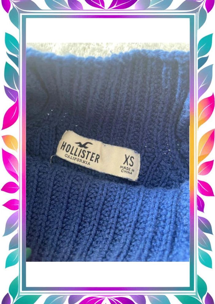 Pull bleu « Hollister » XS - photo numéro 5
