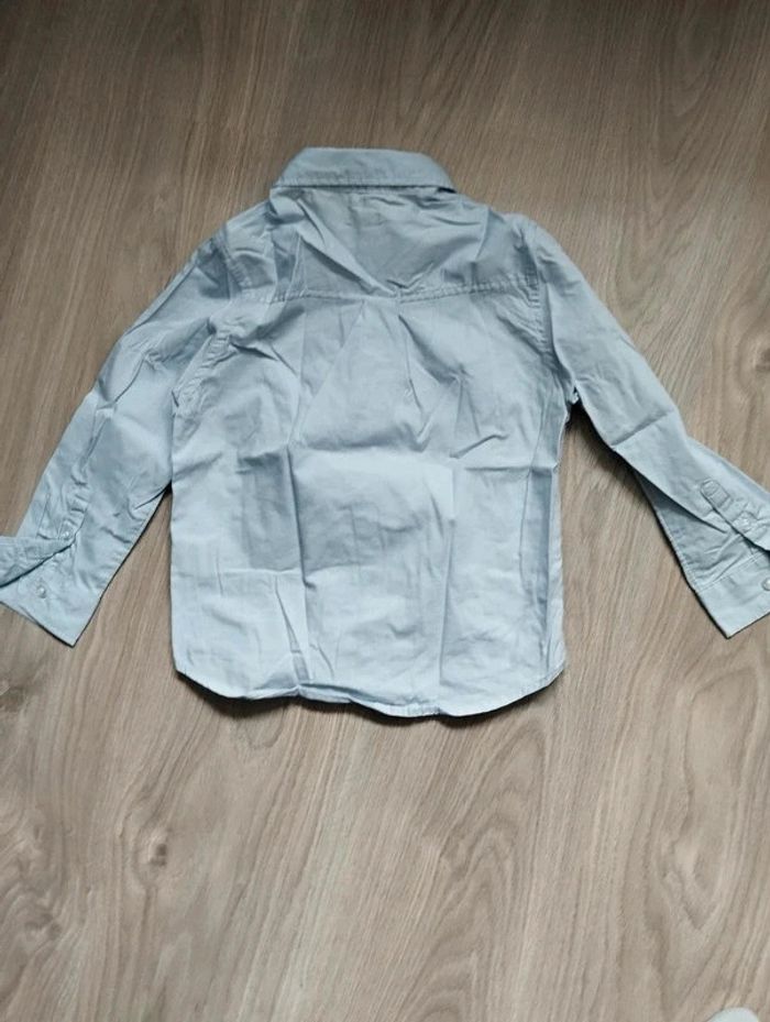 Chemise garçon bleu clair 4 ans - photo numéro 2