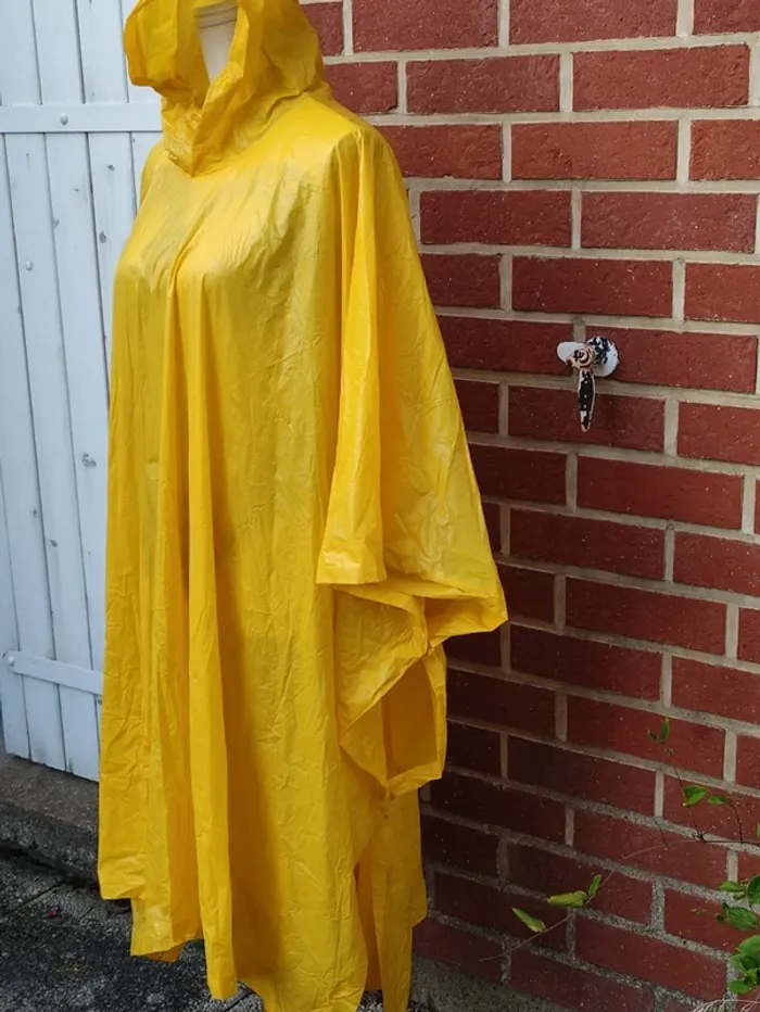 💧cape de pluie adulte unisexe vintage collector années 90 - photo numéro 4