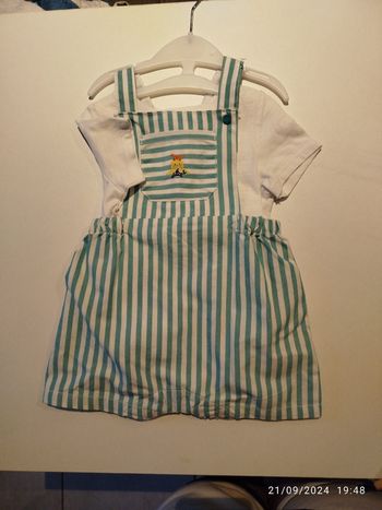 Ensemble t-shirt+ salopette