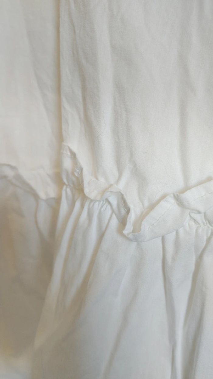 Robe d'été blanche en coton taille XSb coupe oversize - photo numéro 7