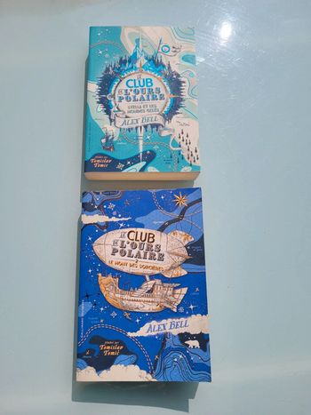 2 romans enfants grand format Le Club de l'ours Polaire tomes 1 et 2