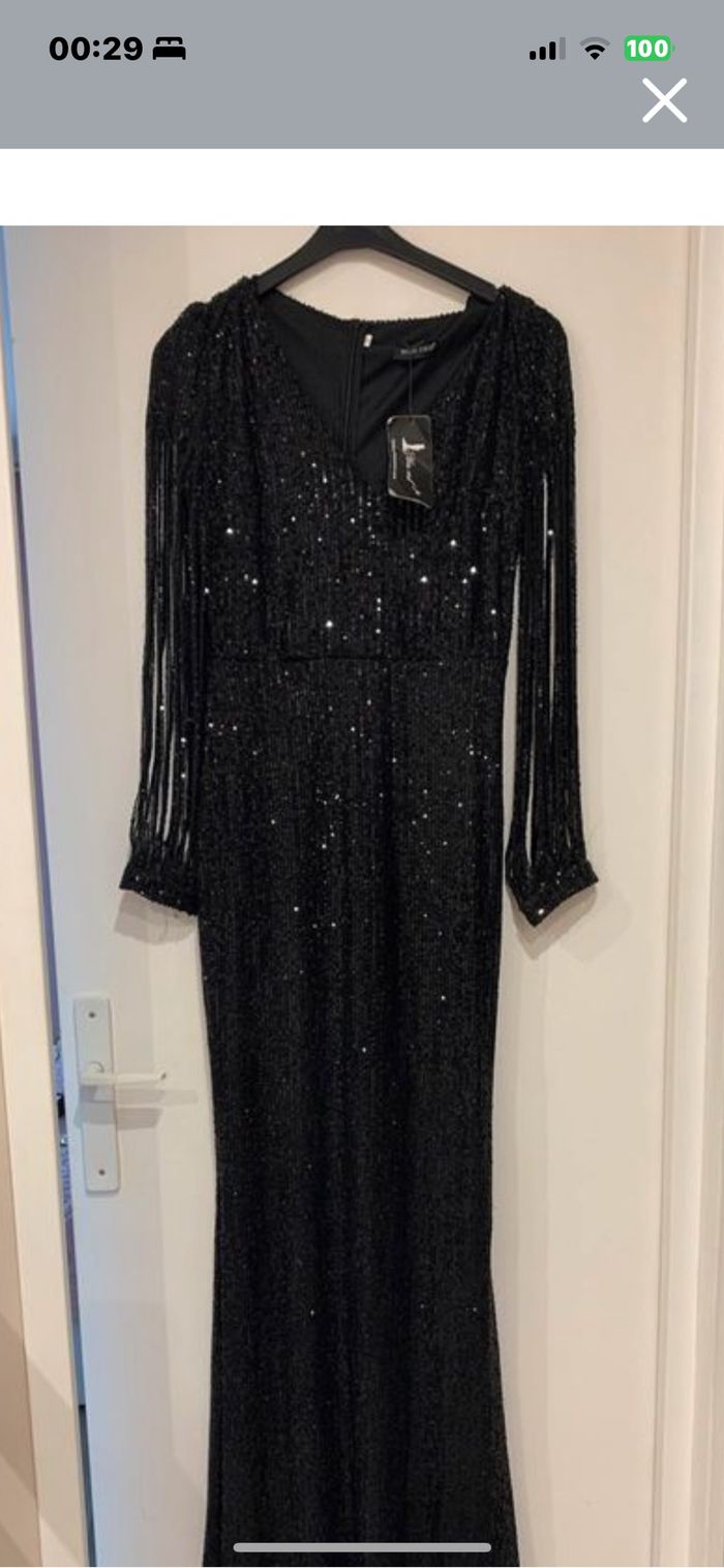 Robe pailletée noir - photo numéro 2