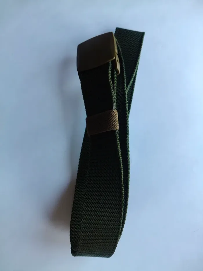 ceinture toile kaki - photo numéro 2