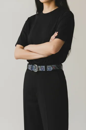 Ceinture Fashion Femme Bleue Taille 90 Neuf 