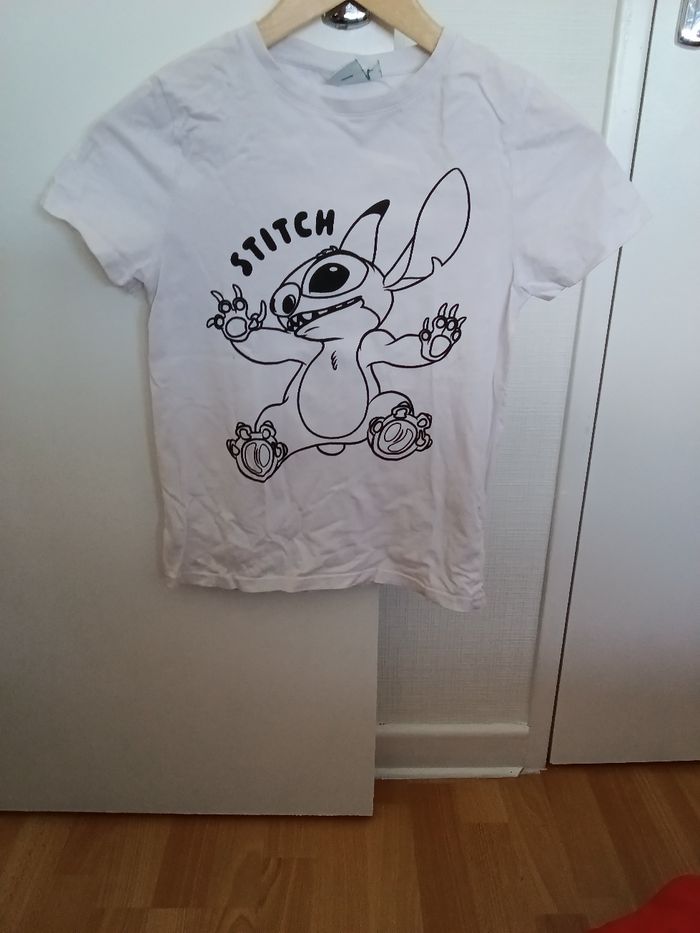 Tee-shirt Disney blanc et noir
