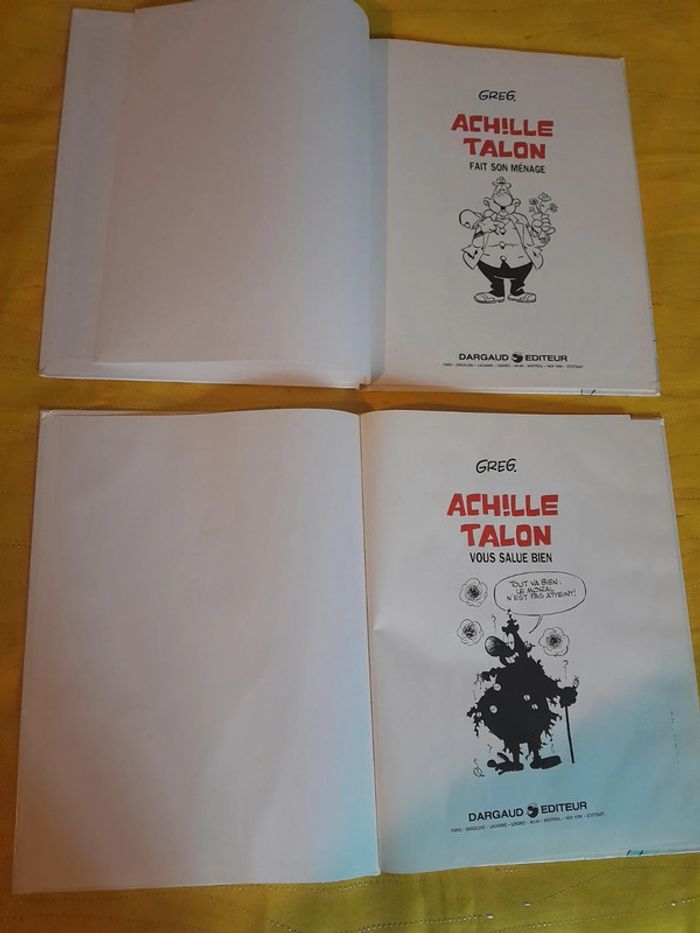 Lot de 2 BD Achille Talon > Vintage 1994 - photo numéro 4