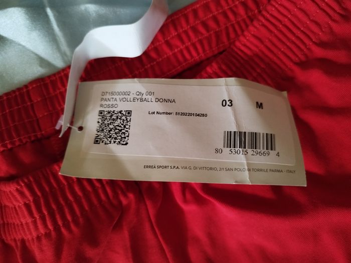 Short volley rouge - photo numéro 4