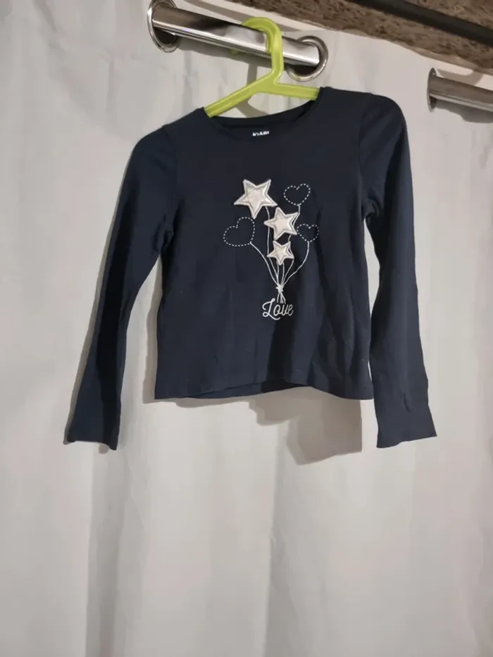 T-shirt manches longues Kiabi 4 ans