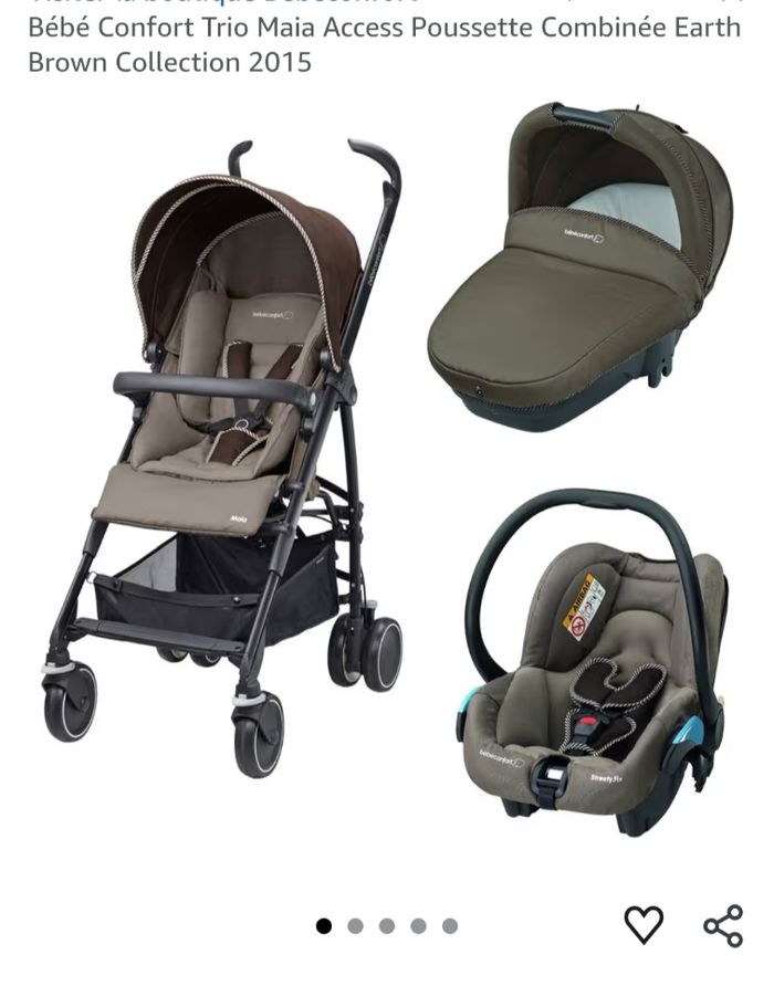 Poussette trio Bébé Confort - photo numéro 2