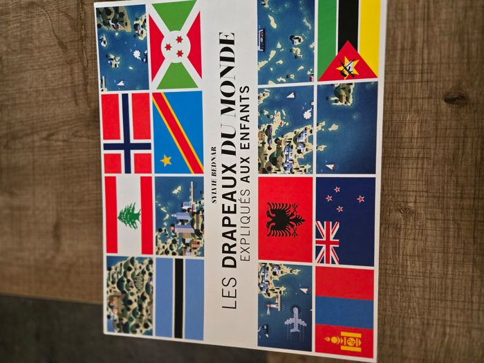 livre "les drapeaux du monde expliqués aux enfants"