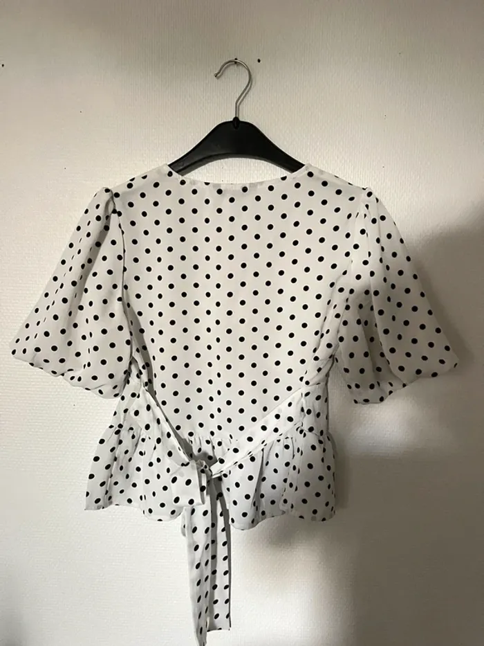 Blouse à pois - photo numéro 6