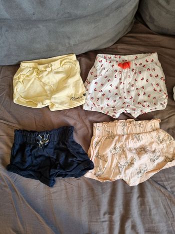 Lot de short 12 mois