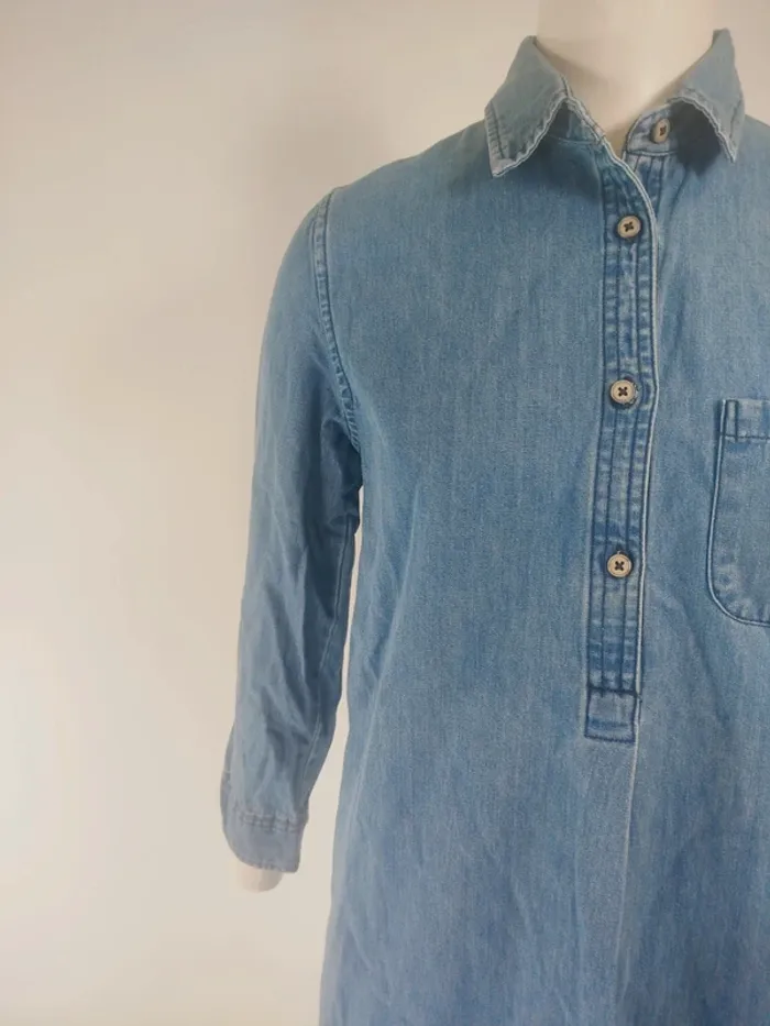 Tunique en jean - Mango taille S A172 - photo numéro 3