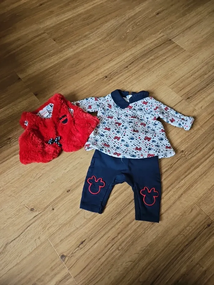 Ensemble 3 pièces bebe fille