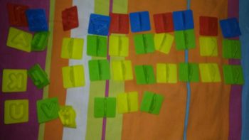 Forme alphabets et chiffres x 36 
pour Pâte à modeler où pâte à sel, fimo où autre