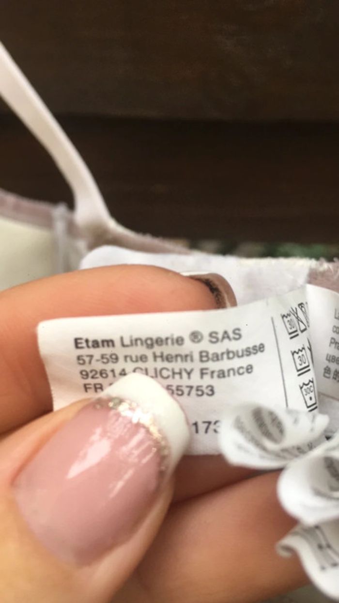 Soutien gorge bois de rose - photo numéro 4