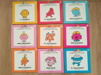 Lot 9 grands livres monsieur madame