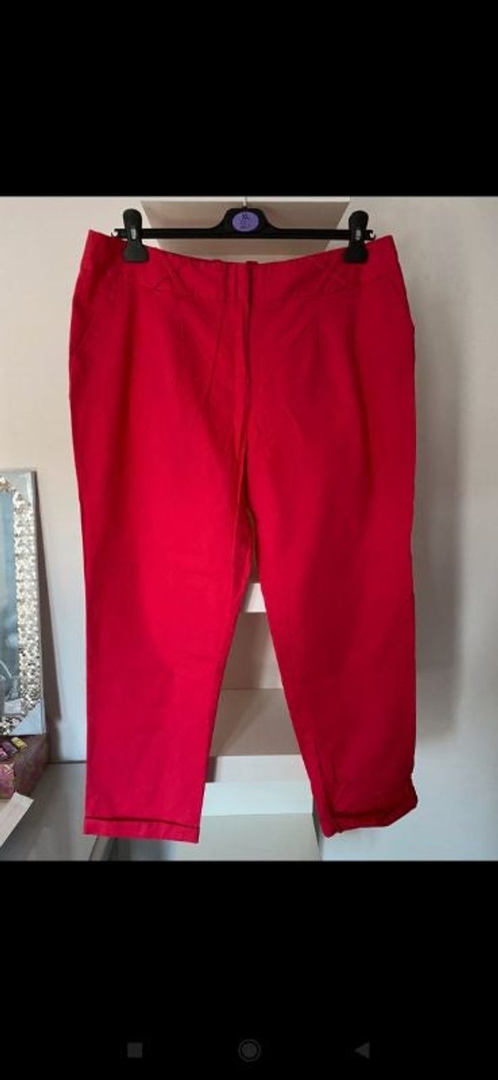 Pantalon léger rouge