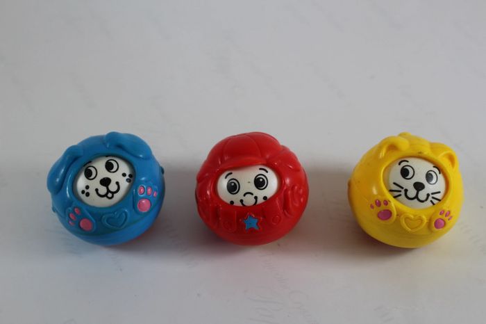 Fisher Price Roll around balls vintage pompier et animaux lot de 3 - photo numéro 5