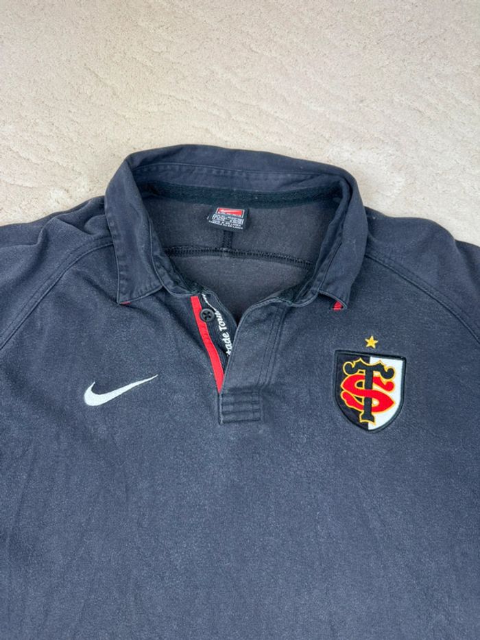 Maillot manches longues de rugby Nike Vintage Stade Toulousain 90/2000 Noir Taille XL - photo numéro 4