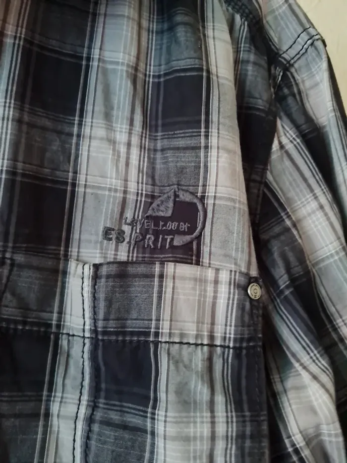 chemise carreaux homme taille M - photo numéro 8