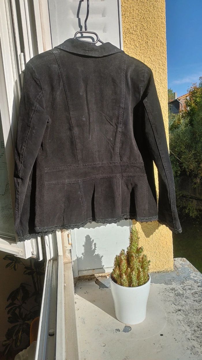 Veste en cuir daim velours - photo numéro 13