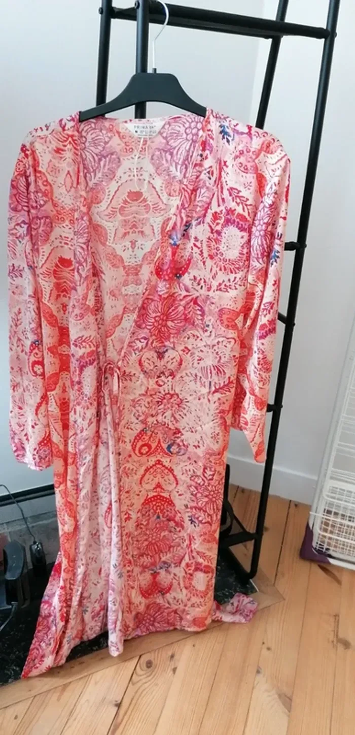Peignoir style satin - photo numéro 2