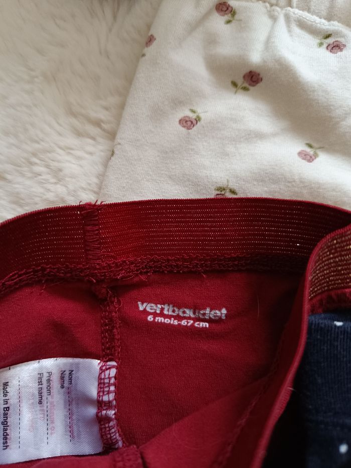Lot 7 leggings 6 mois - photo numéro 4