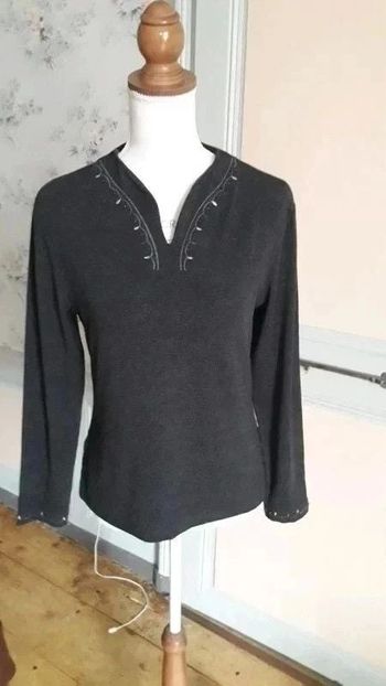 T shirt manches longues 1 2 3 vintage taille 38/40 bon état