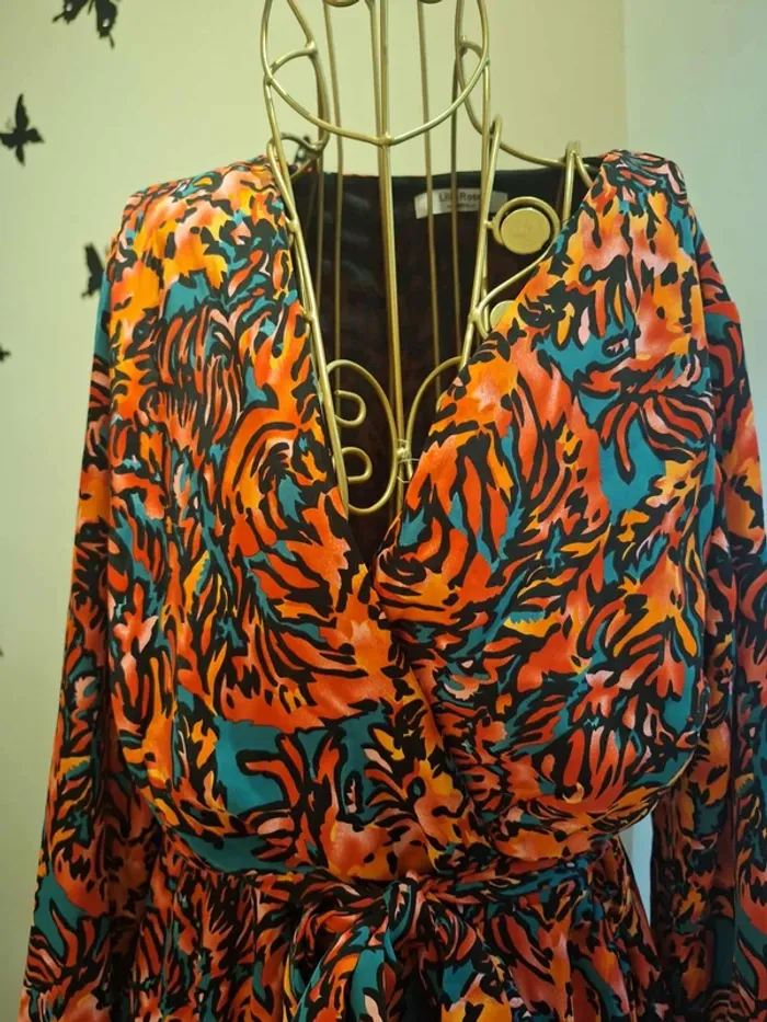 Robe imprimée multicolore - photo numéro 2