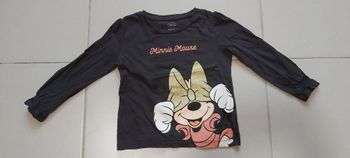 Tshirt manche longue Minnie 98cm 3 ans