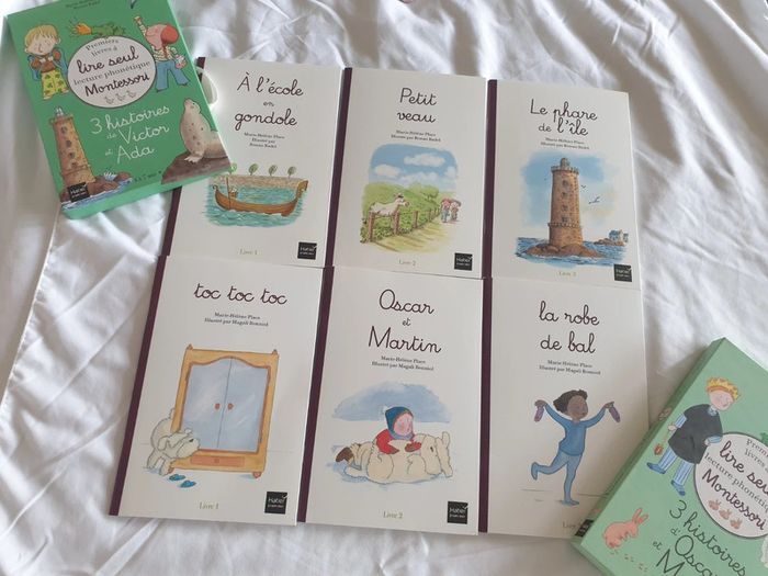 6 livres Premiers livres lire seul Montessori - photo numéro 2