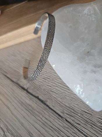 Bracelet acier argent