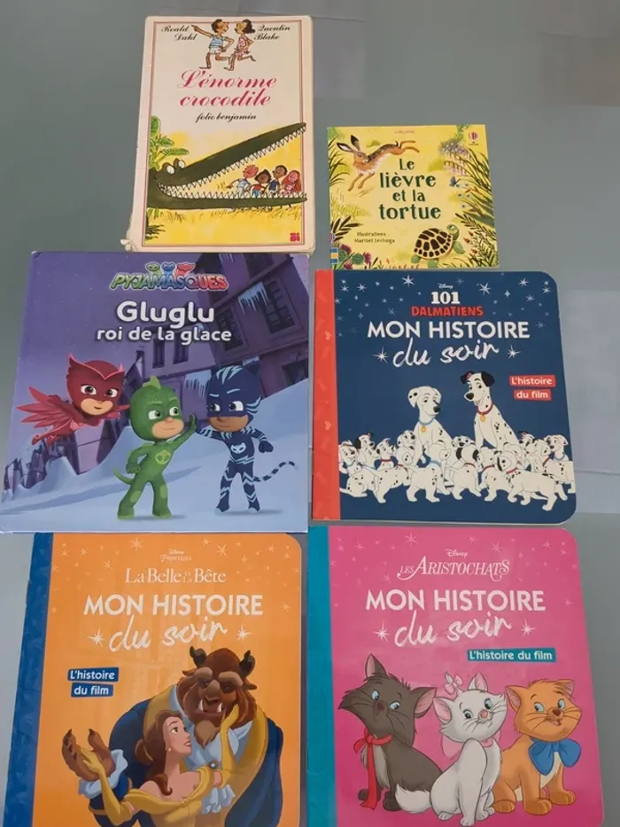 Lot de 6 livres d'histoires pour enfants