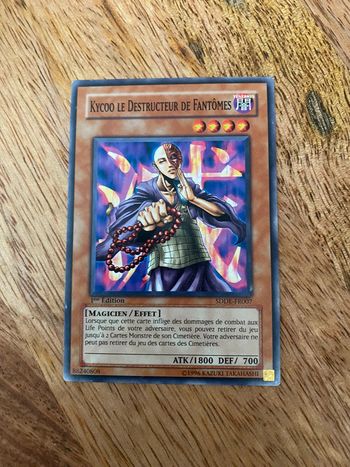 Carte Yu-Gi-Oh! Kycoo le destructeur de fantômes SDDE-FR007 1ère édition