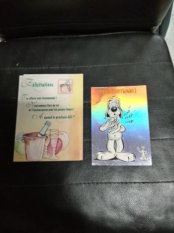 Carte postale Félicitations