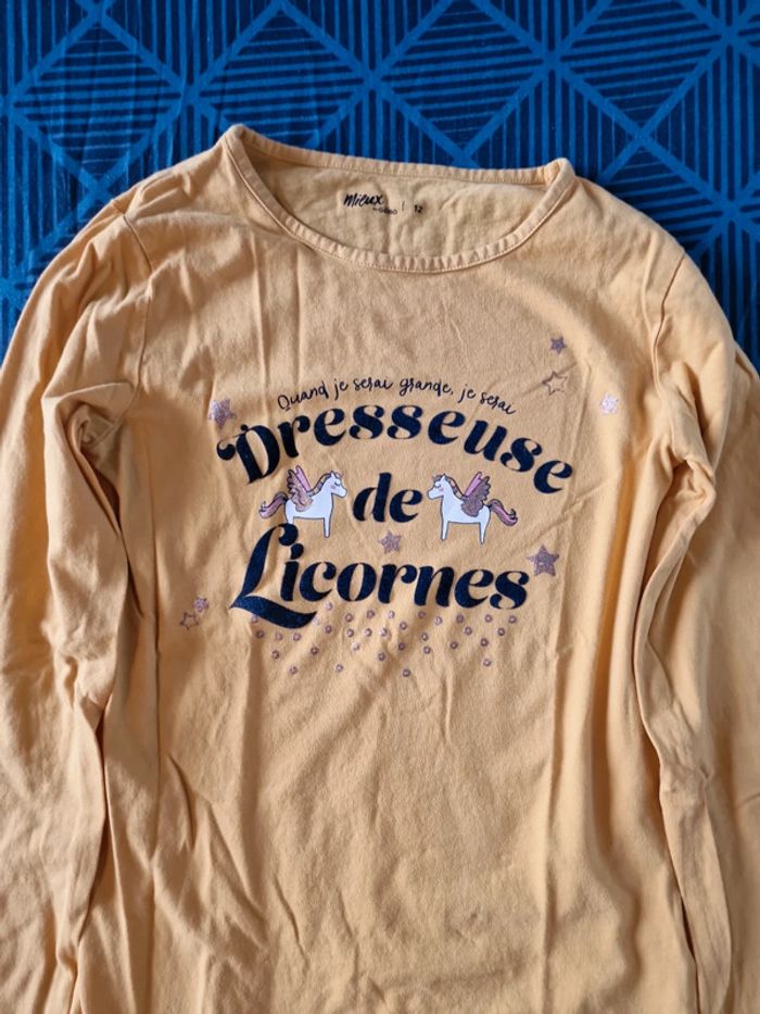 Tee-shirt manches longues fille - photo numéro 2